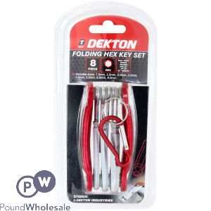 Dekton Folding Hex Key Set