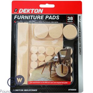 DEKTON 38 PIECE FURNITURE PADS