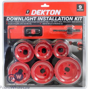 DEKTON DOWNLIGHT INSTALLATION KIT 9PC