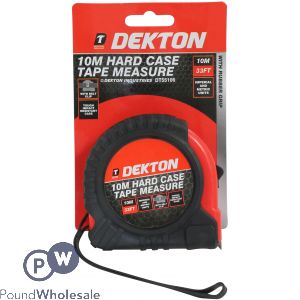 Dekton 10m Hard Case Tape Measure