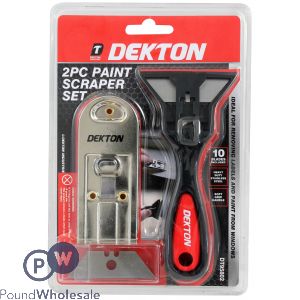 DEKTON 2PC PAINT SCRAPER SET