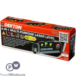 Dekton 6-in-1 Multi-purpose Laser Level