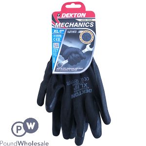 Dekton Mechanics Latex Foam Working Gloves 10/xl