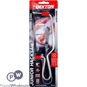 Dekton Junior Hacksaw Set 6"