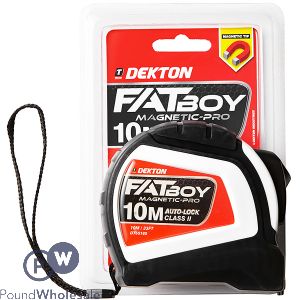 Dekton Fatboy Magnetic-pro Auto-lock Tape Measure 10m