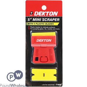 Dekton Mini Plastic Scraper 5" Set