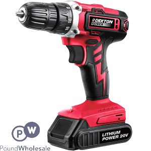 Dekton 20v 1300mah Cordless Drill Set 13pc
