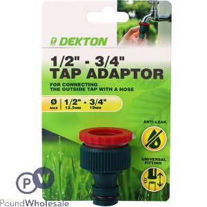 Dekton Universal 1/2" Tap Adaptor