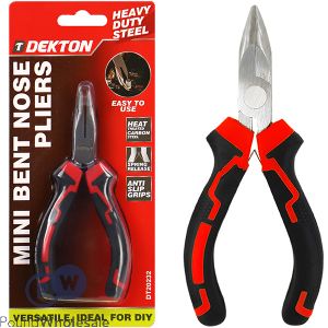 Dekton Steel Mini Bent Nose Pliers