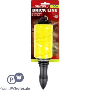 Dekton Yellow Brick Line With Holder & Spindle 100m