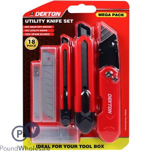 Dekton Utility Knife Mega Pack 18pc