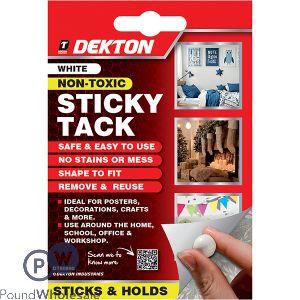 Dekton White Non-toxic Sticky Tack Cdu