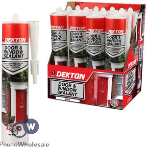Dekton White Door & Window Sealant 290ml Cdu