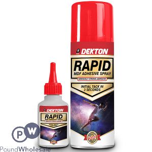 Dekton Rapid Mdf Adhesive Spray Kit 2pc