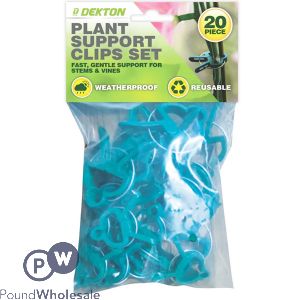Dekton Plant Support Garden Clips 20 Pack