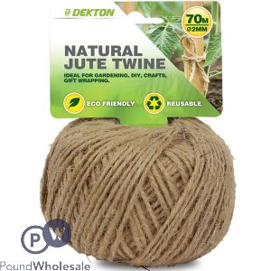 Dekton Natural Jute Twine 2mm X 70m
