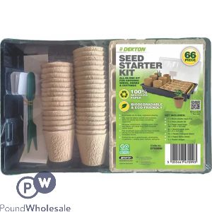 Dekton Biodegradable All-in-one Seed Starter Kit 66pc