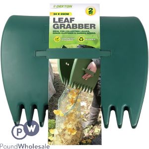 Dekton Garden Leaf Grabber Set 2pc 34cm X 25cm