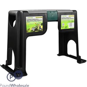 Dekton 2-in-1 Garden Kneeler & Seat With Tool Storage 44cm 18cm X 37cm