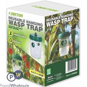 Dekton Reusable Hanging Wasp Trap 9.2cm X 11.8cm