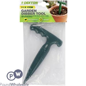 Dekton Garden Dibber Tool 11cm X 17cm