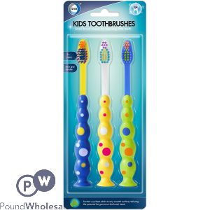 Did Assorted Suction Base Kids Toothbrushes 3 Pack