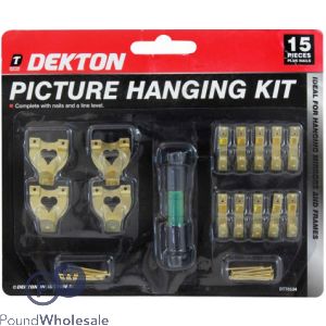 Dekton 15pc Picture Hanging Set