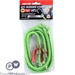 Dekton 2pc 40&quot; X 10mm Heavy Duty Bungee Cord