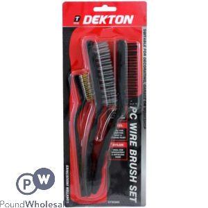 Dekton 3pc Wire Brush Set