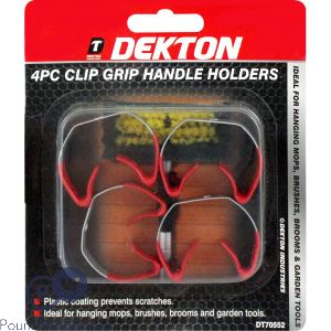 DEKTON 4PC CLIP GRIP HANDLE HOLDERS