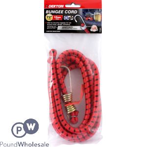 Dekton 72&quot; X 12mm Heavy Duty Zinc Plated Steel Hook Bungee Cord