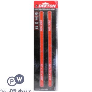 Dekton 12pc Hacksaw Blades