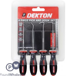 Dekton 4 Piece Pick And Hook Set