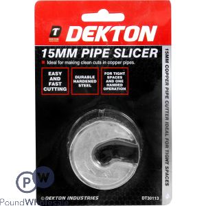 DEKTON PIPE SLICER 15mm