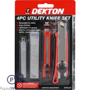 DEKTON 2PC KNIFE + 6PC BLADES