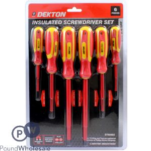 Dekton 6pc Insulated Screwdriver Set