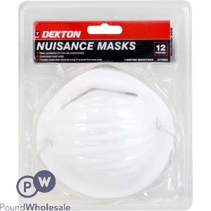 Dekton 12pc Nuisance Dust Mask Set