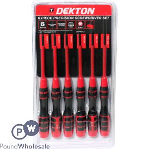 DEKTON TORX PRECISION SCREWDRIVER SET 6 PACK