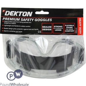 DEKTON PREMIUM SAFETY GOGGLES