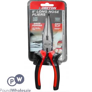 DEKTON 8&quot; LONG NOSE PLIERS