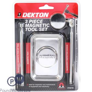 DEKTON 3 PIECE MAGNETIC TOOL SET