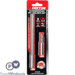 Dekton Screwdriver Bit Holder Set