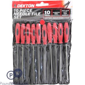 DEKTON NEEDLE FILE SET 10 PACK