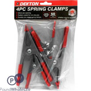 DEKTON 4 PIECE SPRING CLAMPS SET