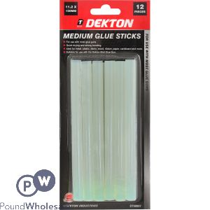 Dekton 11.2cm X 15cm Medium Glue Sticks 12 Pack