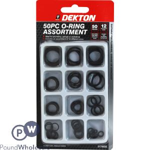 Dekton 50pc O-Ring Assortment
