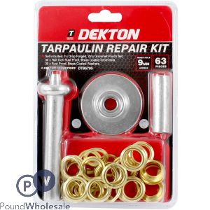 Dekton Tarpaulin Repair Kit 63 Pieces