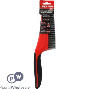 Dekton 14" Pro Wire Brush With Scraper