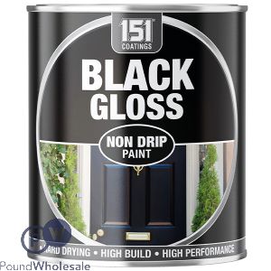 151 Black Gloss Non-drip Paint 300ml