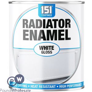 151 WHITE GLOSS RADIATOR ENAMEL PAINT 300ML